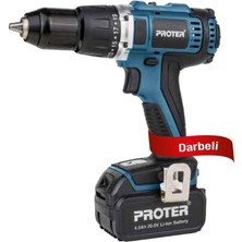 Proter Proter PST 540 BL 20 V Çift Akülü Kömürsüz Darbeli Matkap