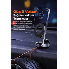 Eco Lounge Elektrikli Vakumlu Araç Içi Telefon Tutucu - Güçlü Manyetik Magsafe Uyumlu