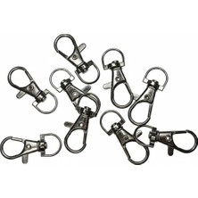 Orhan Çanta 250 Adet 1 cm Balık Kanca Nikel (Gümüş) - Metal Çanta ve Cüzdan Askı Klipsi