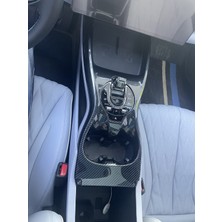 Bir Aksesuar Al Byd Seal Sedan Modeli Için Karbonfiber Desenli Vites Konsolu Kaplaması