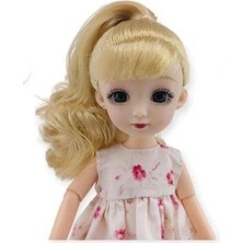 Samatlı Anbibi Bebek Beyaz Elbiseli