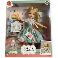 Samatlı Anbibi Bebek Yeşil Elbiseli