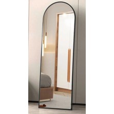 Md Vitrin Dekorasyon Dekoratif Boy Aynası 180CMX60CM Siyah Çerçeve