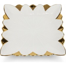 sembol Daısy Kare Servıs Tabağı 26X26 cm