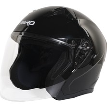 Gp Kompozit Gp Nero MKS006-GB Şeffaf Vizörlü Motosiklet Yarım Kask