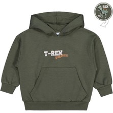 Civil Boys Trex Roar Baskılı 2-5 Yaş Sweatshirt - Haki 2-3 Yaş