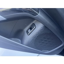 Bir Aksesuar Al Byd Seal Sedan / Han Modeli Için Karbonfiber Desenli Bagaj Kapağı Açma Tuşu Kaplaması