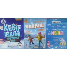 Eser 4. Sınıf En Keyifli Yarıyıl Tatil Seti+Keşif Takımı  Kış Tatil Seti+Classmate 4 Adet Deneme