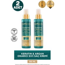 Bioxcin Saç Bakım Kremi Onarıcı Keratin & Argan 150 ml 2 Adet