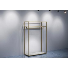 MD Vitrin Dekorasyon Md Vitrin Dekorayson Dekoratif Butik Mağaza Düz Tekli Elbise Askılık