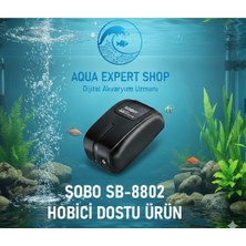 SOBOSB-8802 Tek Çıkışlı Sessiz Akvaryum Hava Motoru