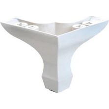 Nobel Eco Lukens Ayak Beyaz 8 cm