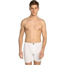 Tutku Erkek Beyaz Penye Paçalı Külot 6'lı Paket Yeni Sezon Battal Boy Çok Renkli Desen