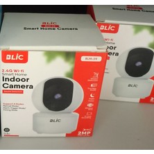 Aydoğan Ticaret44 Blm-59 Akıllı Iç Mekan Kamerası 2.4 Wifi Çift Lens Bebek Kamerası / Ofis / Ev Için Mikrofonlu Wi-Fi Kamera