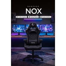 Rampage KL-R43 Nox Terletmez Kumaş Siyah/gri Oyuncu Koltuğu