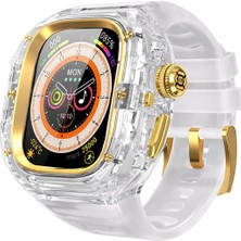 Alstrap Apple Watch Ultra 3 2 1 49MM Uyumlu Luxury Racing Modifikasyon Kiti Kasa+Kordon