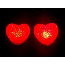 Eco Lounge LED Işıklı Kırmızı Kalp Gece Lambası