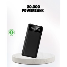 Eco Lounge Çoklu Güvenlik Korumalı 20.000 Mah Powerbank Fener Özellikli