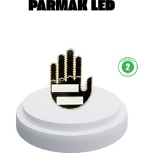 Dinç Store 44 176 LED Amber Renkli El Hareketiyle Kontrol Edilen Motosiklet Dönüş Sinyali DINÇSTORE-4522