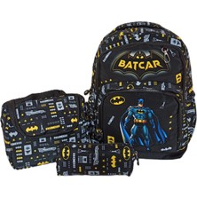 Alanç Gift Ultra Lüks Erkek Çocuk Ortopedik Sırt Destekli İlkokul Çantası Termal Beslenme ve Kalemlik Yeni Sezon