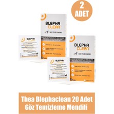 Blephaclean Steril Göz Pedi 20'li 2 Kutu