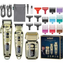 Feyza Design Profesyonel Saç Sakal Ense ve Yanak Temizleme 3'lü Combo Set