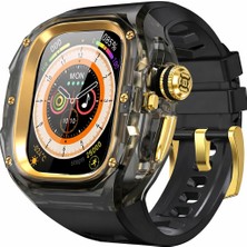 Alstrap Apple Watch Ultra 3 2 1 49MM Uyumlu Luxury Racing Modifikasyon Kiti Kasa+Kordon