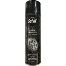 Selsil Lastik Parlatıcı Sprey 500 ml Antistatik Formül ile Uzun Süre Toz Tutmaz Koruma