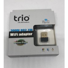 Trio 300 Mbps Nano USB Wi-Fi Adaptör