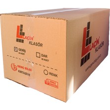 Laçin Geniş Büro Klasörü Kahverengi (1 Koli 24 Adet )