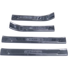 Bir Aksesuar Al Byd Seal Sedan Modeli Için Kapı Dış Eşik Koruyucu (Karbonfiber Desenli)