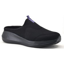 King Paolo K5221 Alabanda Sabo - Siyah - Mor - Kadın Ayakkabı