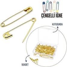 50 Adet Kutulu Çengelli Iğne