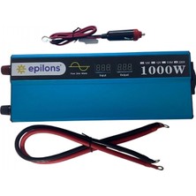 Epilons 12V 1000W Tam Sinus Inverter 220V Çevirici Taşınabilir Güç Kaynağı