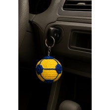 Mugusa Hediyelik El Örgüsü - Amigurumi Fenerbahçe Anahtarlık