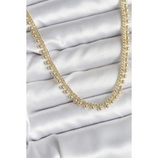 Pirinç Gold Renk Sıralı Topçuk Model Kadın Ke