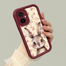 HONTINGA Tecno Camon 19 Neo ile Uyumlu Kılıfı Düşüme Önleyici Basitlik Anti Düşme Kamera Korumali Şirin Rose Desen Bordo Yumuşak Silikon Telefon Kılıfı K2-7184