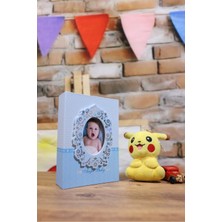 Angelphoto  10X15CM 100’LÜK Pencereli Bebek Fotoğraf Albümü Mavi