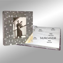Angelphoto  10X15CM 500'LÜK Ofset Baskılı Desenli Fotoğraf Albümü Gri