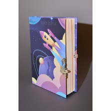 Angelphoto  Space Journal, Kilitli Hatıra Defteri, Günlük, Ajanda