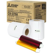 Angelphoto  Mitsubişhi Ckd 768 Fotoğraf Baskı Kağıdı Termal Kağıt 15X21