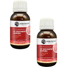 Guzzy At Kestanesi Şurubu Rahat ve Hafif His Için 50 ml x 2 Adet