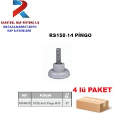 Rafsteel Ahşap Mobilya Metal Için 38 Lik Rotil Pingo M10  4ADET