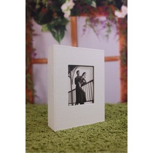 Angelphoto  13X18CM 100'LÜK Deri Fotoğraf Albümü Beyaz