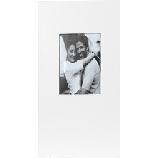 Angelphoto  300LÜK 10X15CM Aile Albümü - Deri Kaplı Foto Album 300LU Beyaz