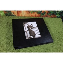 Angelphoto  10X15CM 600'LÜK Klasör Tipi Deri Fotoğraf Albümü Siyah