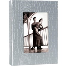 Angelphoto  Fotoğraf Albümü 10X15CM 200'LÜK Vinleks Deri(Gri)