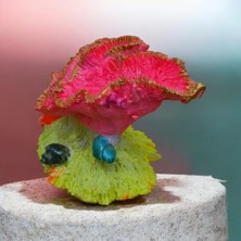 Medusa Fosforlu Mercan Akvaryum Dekoru