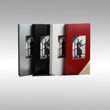 Angelphoto  10X15CM 300'LÜK Vinleks Deri Fotoğraf Albümü Beyaz