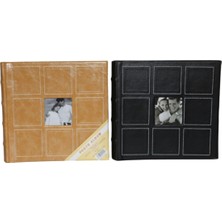 Angelphoto  10X15CM 200'LÜK Lüks Deri Fotoğraf Albümü [memo](Kahverengi)